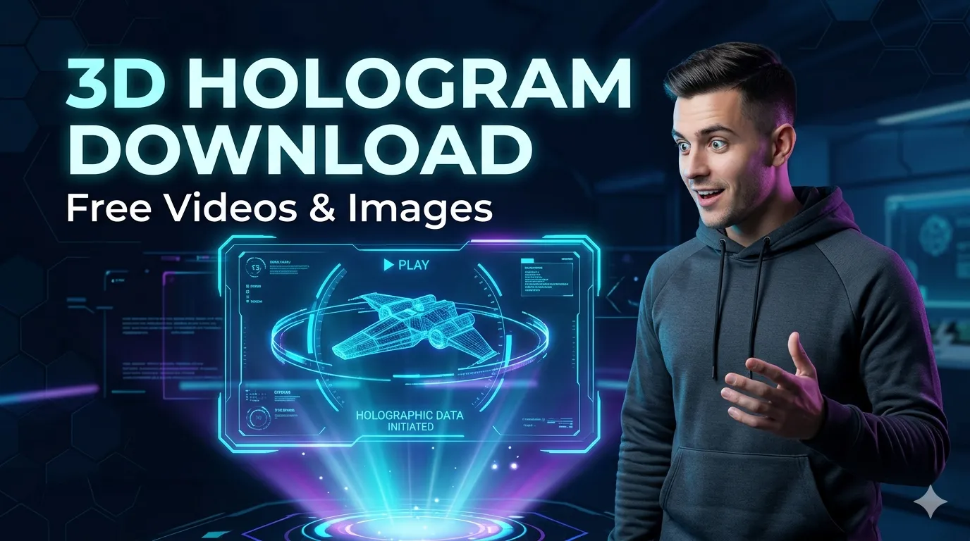 3D Hologram Video and Images Download