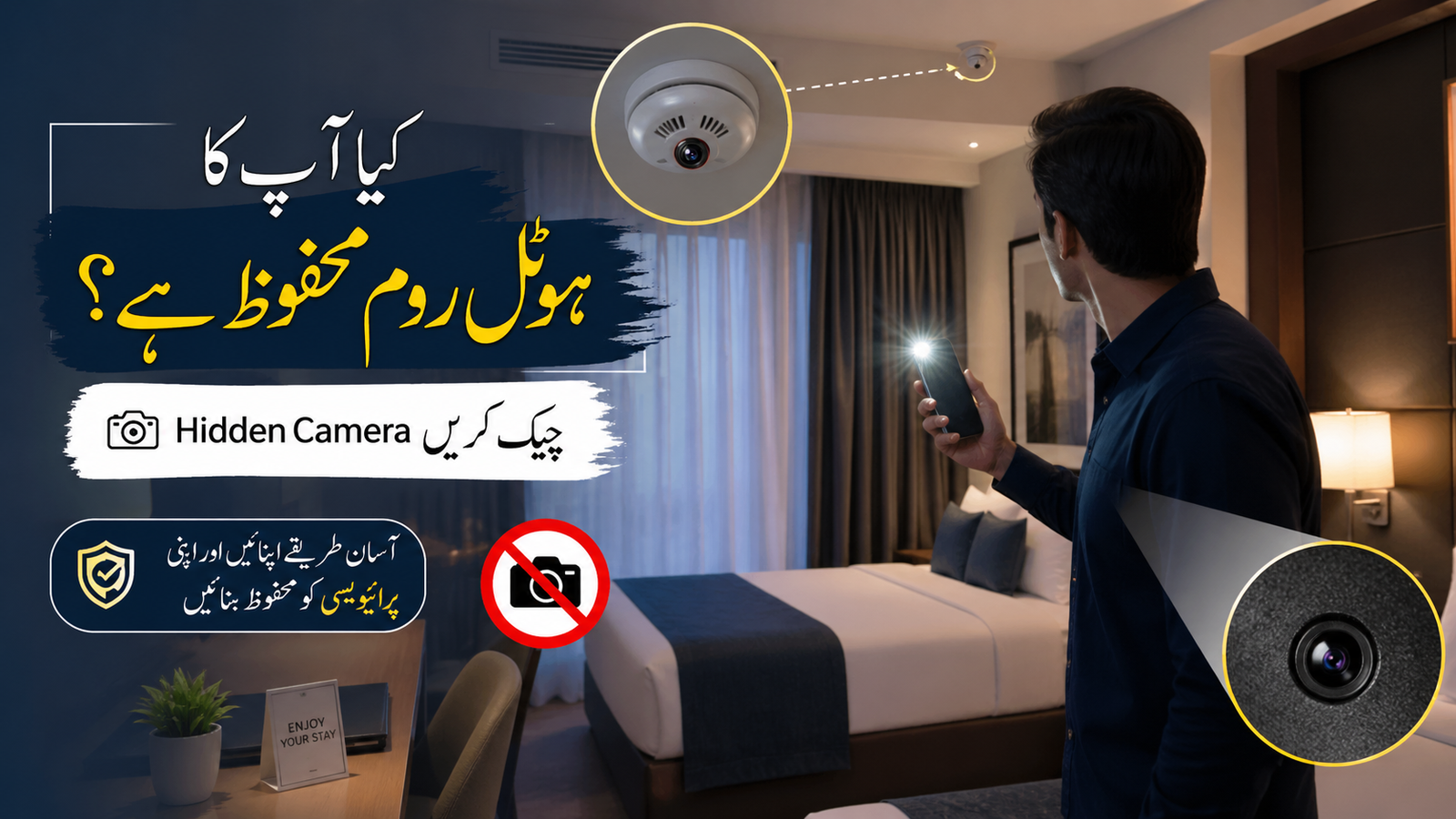 Hotel Room Safety Alert Detect Hidden Cameras Quickly