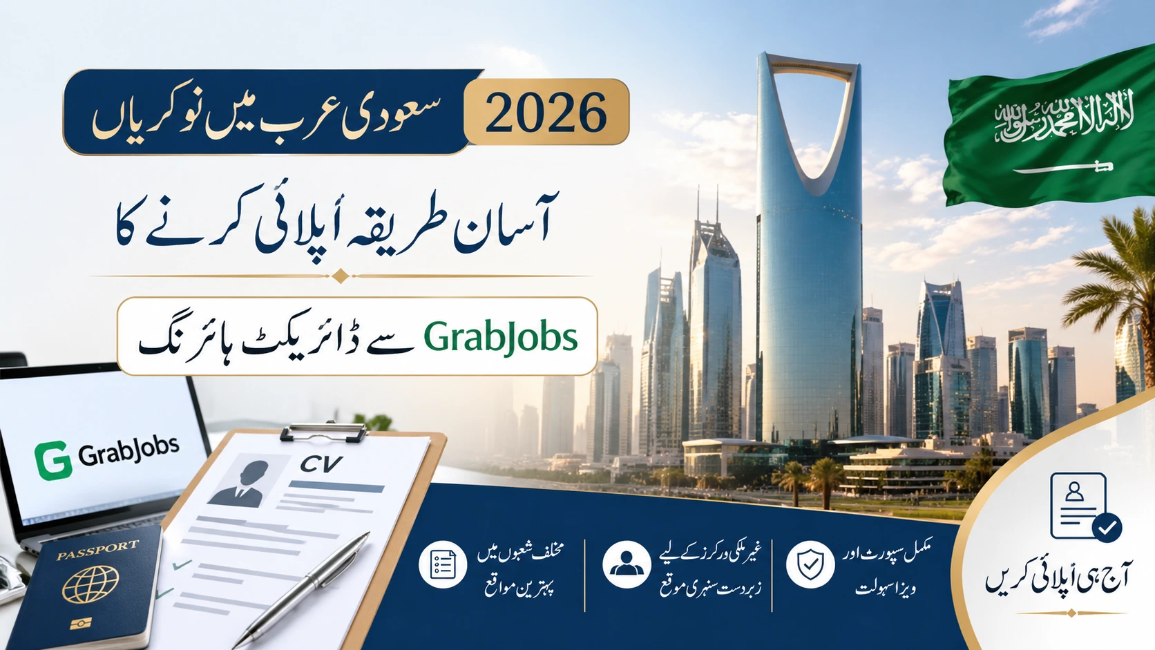 Saudi Arabia Jobs 2026 on GrabJobs How Foreigners Can Apply Easily
