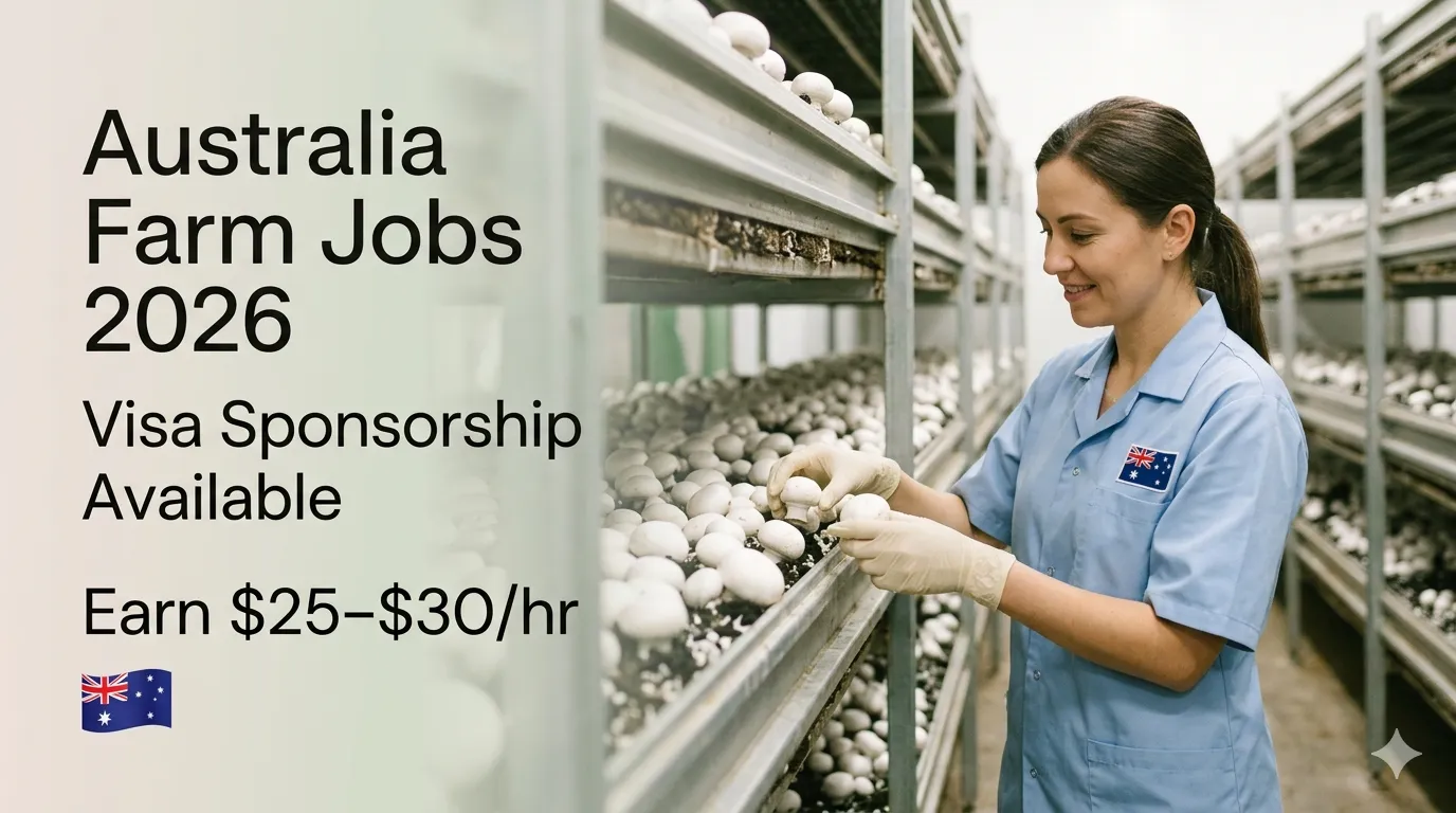 Australia Mushroom Picker Jobs