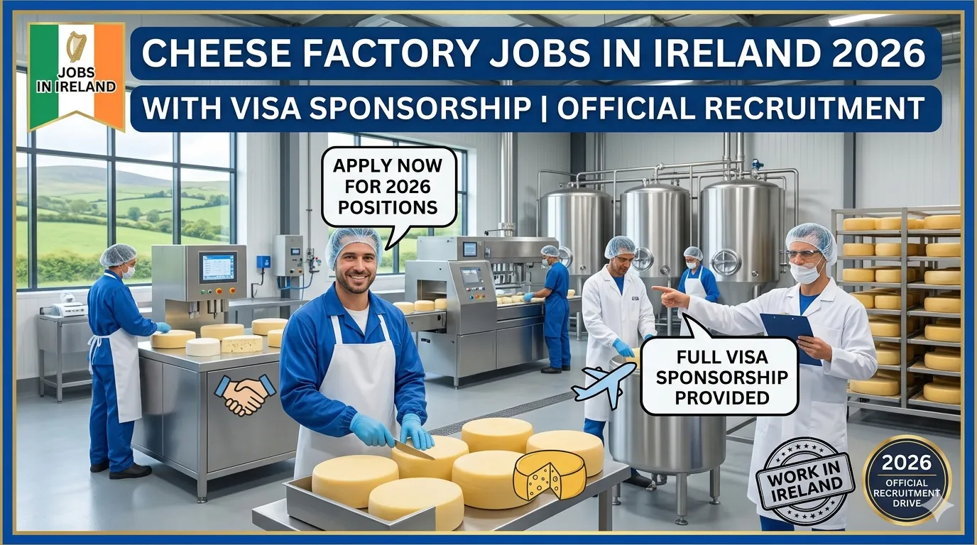 Cheese Factory Jobs in Ireland