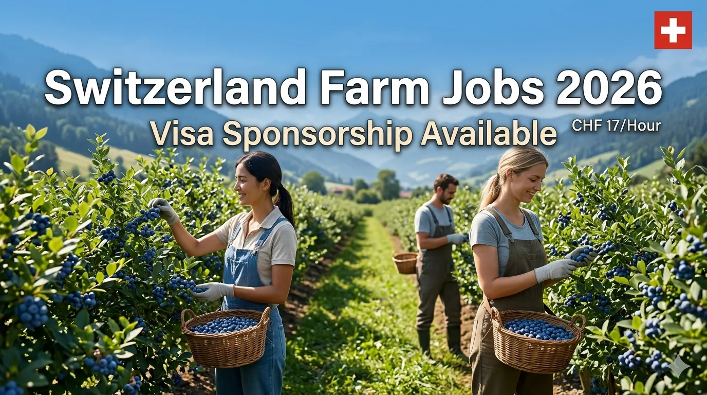 Switzerland Blueberry Picking Jobs