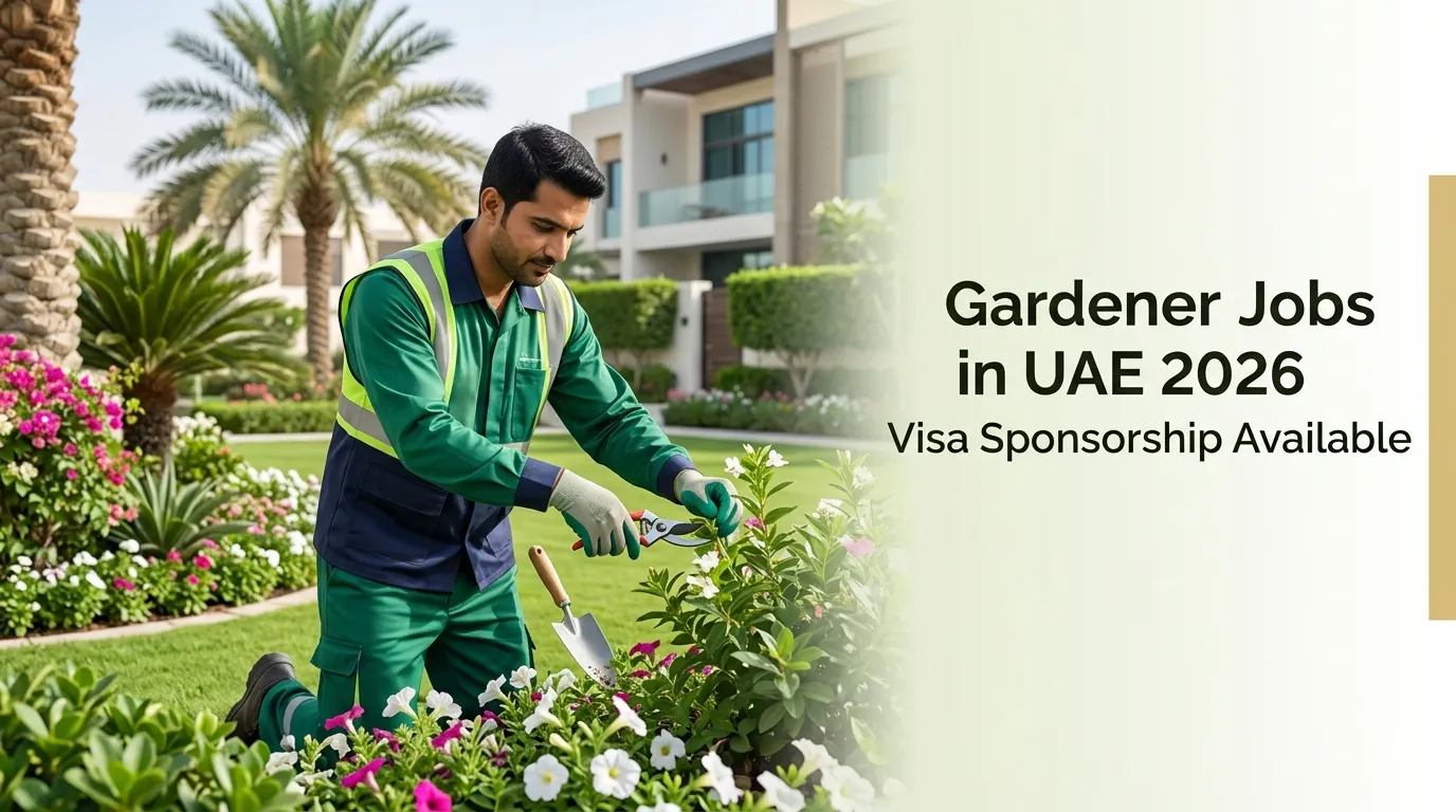 UAE Gardener Jobs 2026