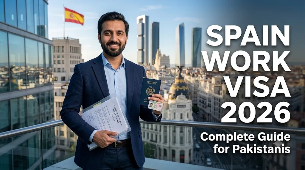 Spain Work Visa 2026 for Pakistanis and Gulf Residents: Complete Guide to Requirements, Application Process, Jobs, and Costs