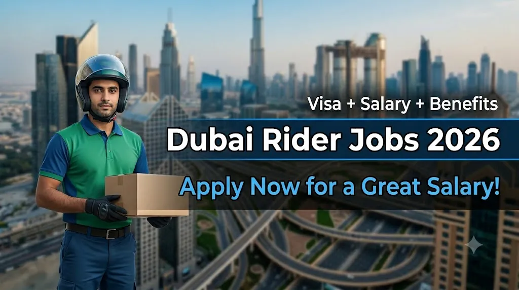 Dubai Delivery Rider Jobs