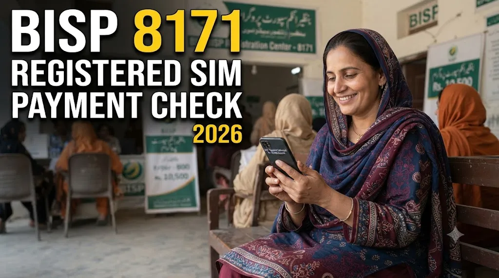BISP 8171 Registered SIM Payment
